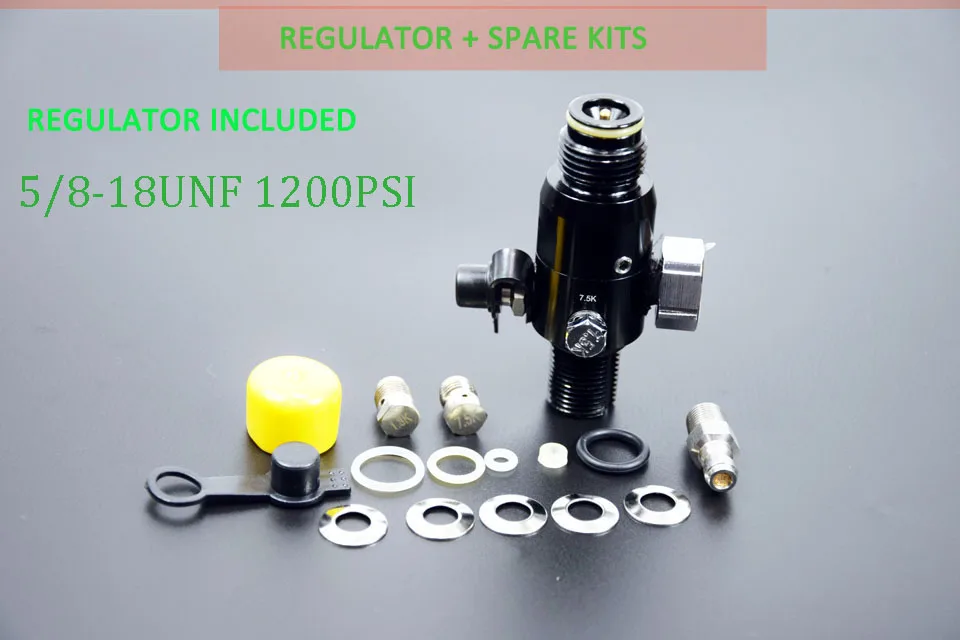 ALL UNF 1200psi PCP Пейнтбольный регулятор регулировки давления Shim 10 шт - Цвет: ALL UNF 1200psi