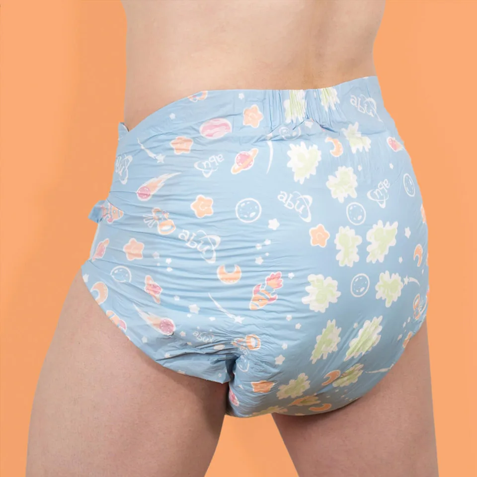 

10pcs 5000ml Style Diaper Space Alien Printed Diaper Lover Adult ABDL Diaper Male Lady