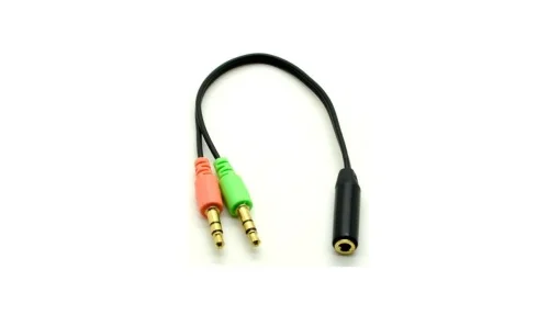

Headphone Audio Microphone Splitter Converter Multiplexer Y Cable