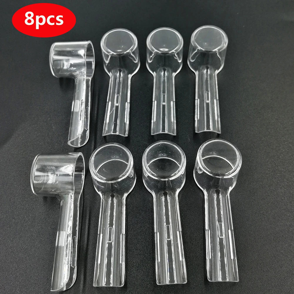 8PCS Electric Toothbrush Cover For Braun Oral B Toothbrush Head Protective Case Cap Dust Clear For Home Camping Travel Head Cap