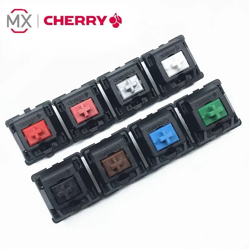 light switch wireless New Original Cherry MX Mechanical Keyboard Switch Silver Red Black Blue Brown Gray Axis Shaft Switch 3-pin Cherry Axis Switch dimming light switch