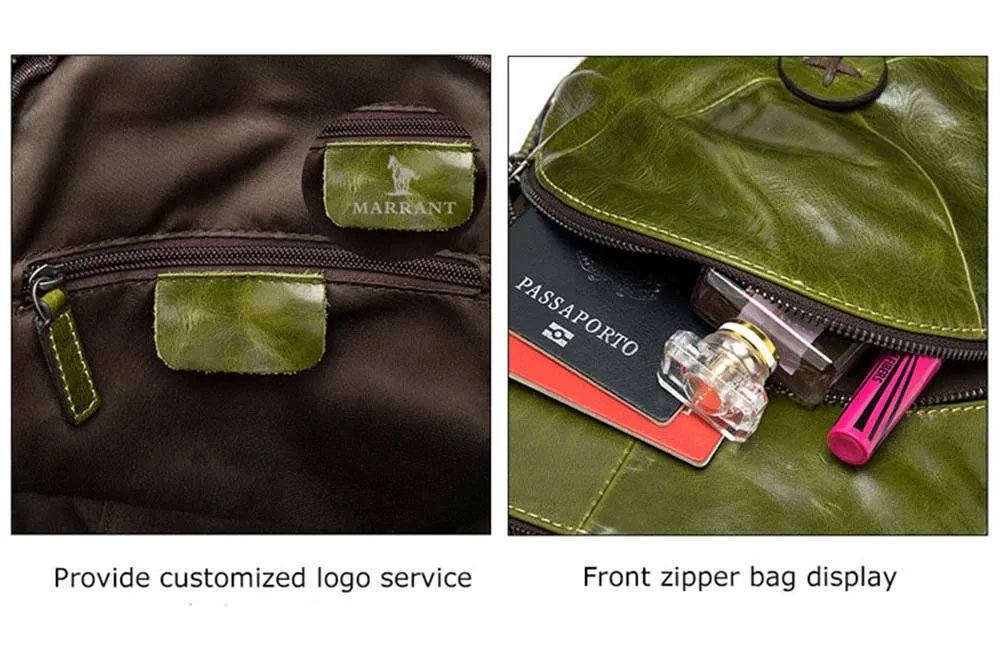 Lukegaer масло воск кожаный рюкзак шляпа форма для женщин Backbags специальные подарки Сумки на открытом воздухе Высокое качество