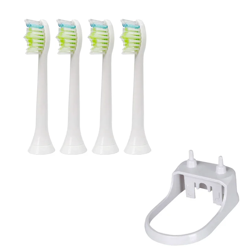 4 шт Сменные головки для электрической зубной щетки HX6064 для Philips Sonicare зубная щетка DiamondClean, FlexCare, HealthyWhite, EasyClean - Цвет: 4pcs with 1 hold