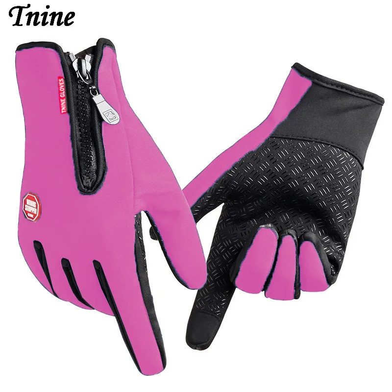 Winter Cycling Gloves Windproof Gloves Mittens Men Women Guantes Femininas Luva Winter Touchscreen Motorcycle Bike