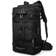 KAKA брендовые Дизайнерские мужские дорожные сумки большой вместимости 50л Универсальный многофункциональный водонепроницаемый рюкзак для багажа 1" ноутбука