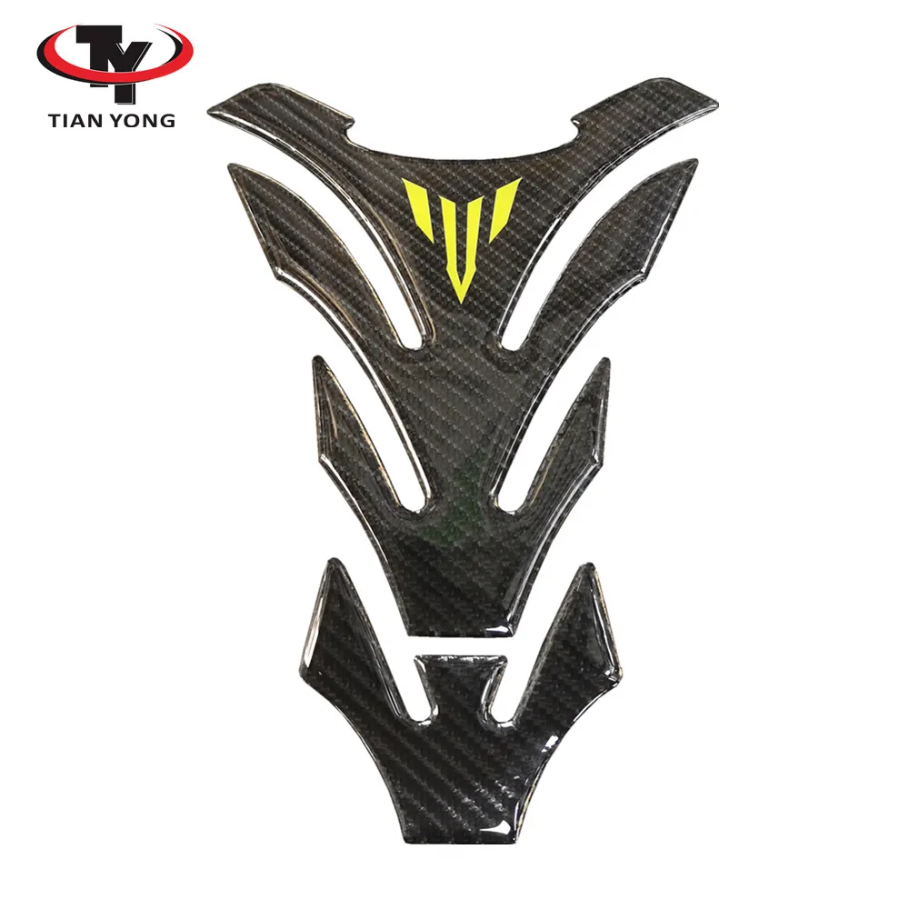 Мотоциклетная черная углеродная пайка 3D наклейка для Yamaha MT01 MT03 MT09 MT10 MT 09