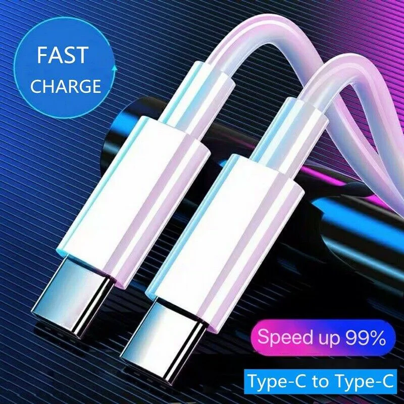 УГИ 1м 2м PD кабель для быстрой зарядки Quick Charger двойной с разъемом типа C USB зарядный