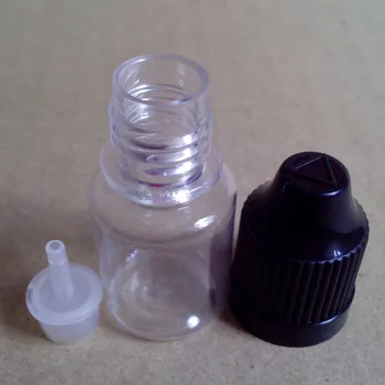 

Clear 5ml e Liquid PET Hard Bottles With Child Proof Cap And Long Tip For E-cig Eye Drop 5 ml Plastic Bottle