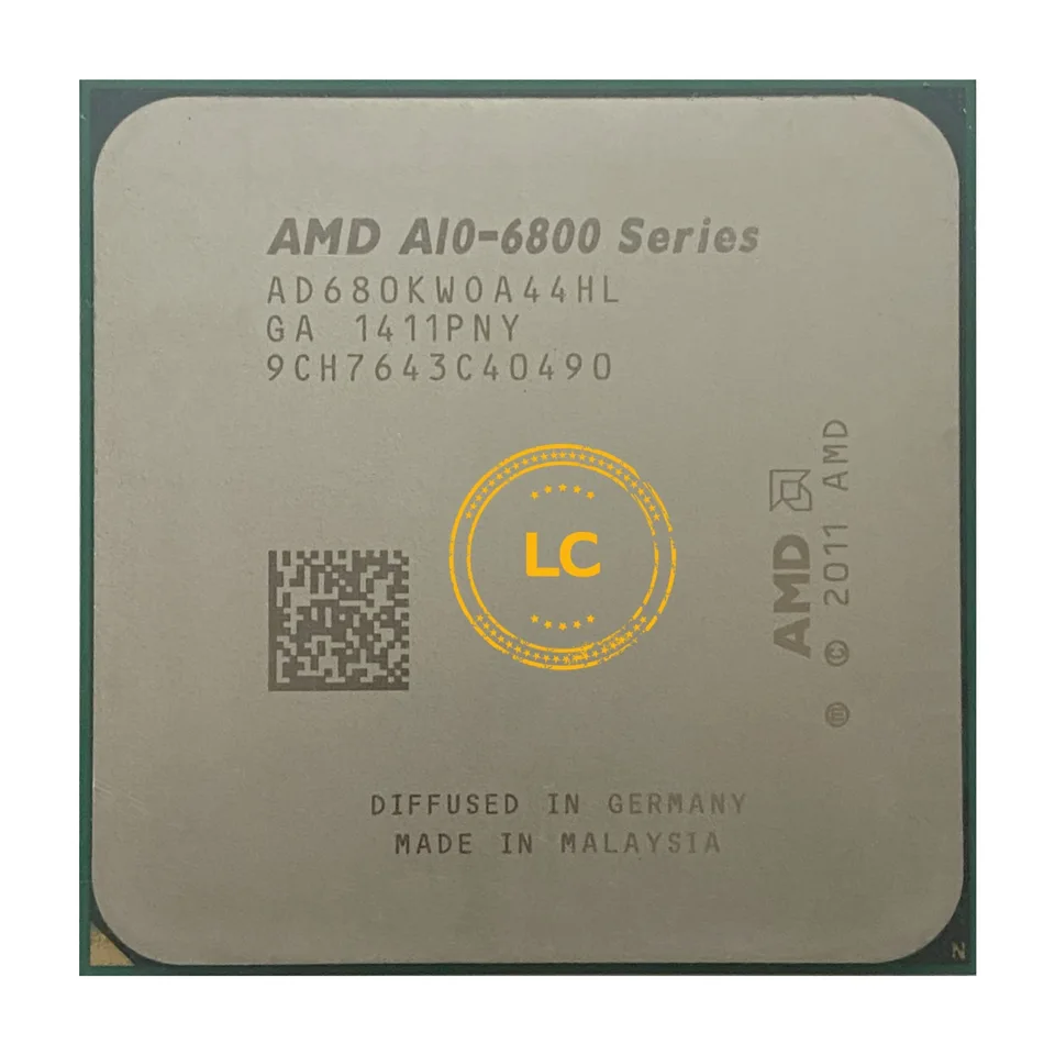 Amd A10-6800k Cpu Quad-core 4.1ghz Socket Fm2 Processor Core AMD
