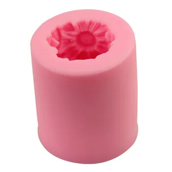 

Silicone pudding jelly dessert chocolate mould polymer clay molds 3D sunflowerl candle form handmade soap mould