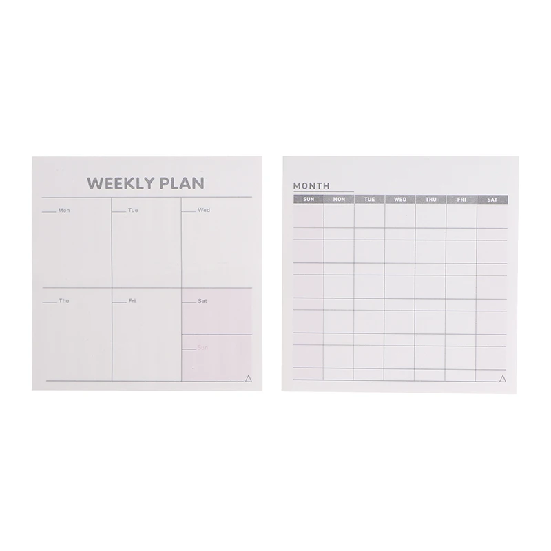 Милый кавайный Еженедельный Ежемесячный рабочий планировщик 1 шт. дневник
