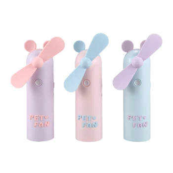 

Portable USB Mini Handheld Spray Fan Portable Water Spray Fan Small Humidification Air Conditioning Fan (3PCS, Mouse)
