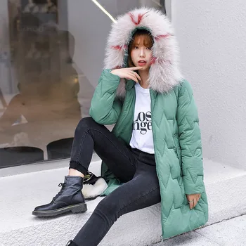 

Parka Women Winter Down jacket 2020 new Women Coat Long Hooded Outwear Female Parka Thick Cotton Padded Female Basic Coats