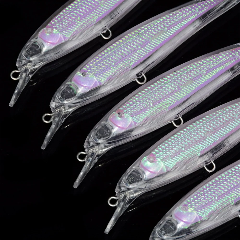 Olta 5pcs/set Floating Minnow Fishing Lures Wobblers Crankbaits Carp Fishing Unpainted DIY without Hooks Blank Baits Isca Pesca