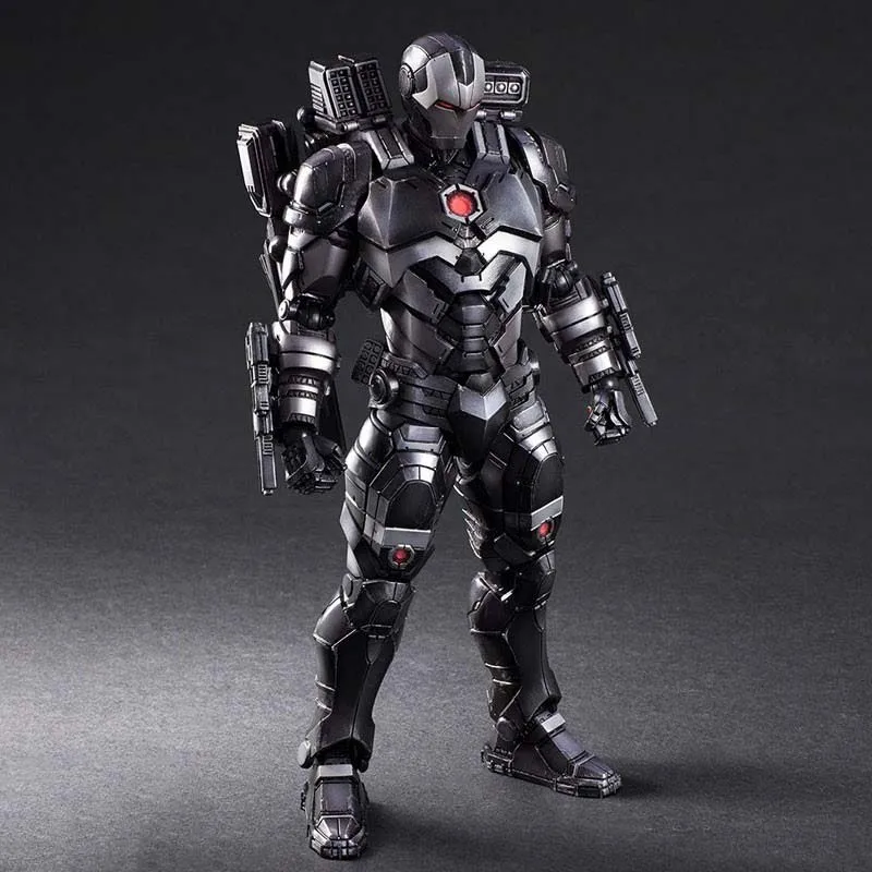 26cm 1/6 Scale Black 2nd Generation War Machine Avengers 3 Alloy Iron Man Action Figures PA Doll toys model collectibles Show