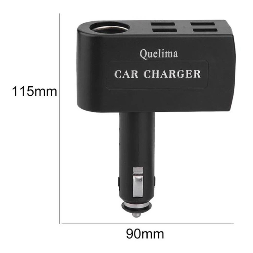Зарядка автомобиля 4 USB порта и 1 порт QC 3,0 смарт-чип зарядки адаптер питания для автомобиля грузовик RV лодка DVR gps смартфон и т. Д. DC 12-24 В