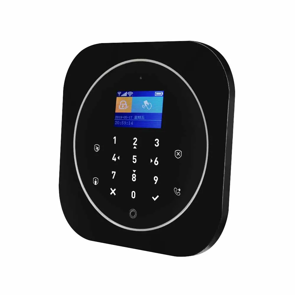 G12B Yobang Sec Home Security Alarm System Tuya APP Control Video IP Camera WiFi GSM Wireless Home Anti-theft Protection Alarm KIT - Цвет: G12B