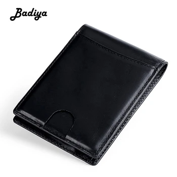 

Multifunction RFID Men Wallet Ultra Thin Genuine Leather Clutch Bag Multi Slots Credit Card Holder Casual Male Short Coin Purse