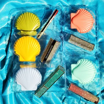 

5 set of Makeup 4 Color Eyeshadow Pallete Lipstick Set Eyeliner Mascara Candy Box Shell Eye Makeup Sets