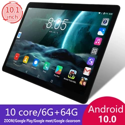 KIVBWY – tablette PC Android 10.1 de 1280 pouces, avec 6 go de RAM, 64 go de ROM, 800x10.0 onglets, carte SIM IPSl, 4G LTE FDD, Wifi, 10.1 