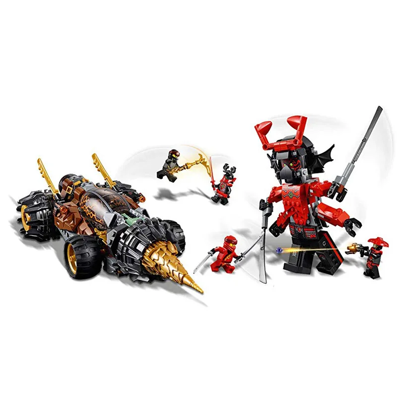 Строительный набор LEGO NINJAGO Legacy Cole's Earth Driller 70669 (587 шт.) строительные блоки сделай