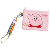 Cute Cartoon Star Kirby Plush Bag Toy Kirby Doll Girls PU Bag Kids Toy Coin Purse Headphone Bag Card Package Hand bag Girls Gift 1