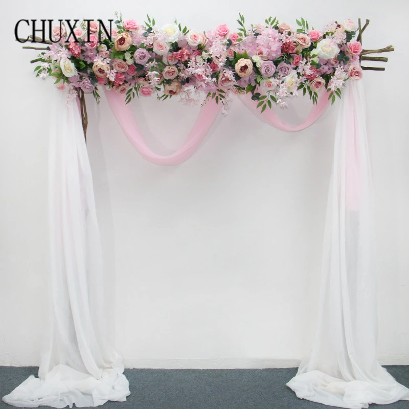 Custom Arch Flower Stand Set Wedding Background Decor Pink Rose Floral  Arrangement Home Outdoor Party Artificial Flower Decor|Artificial & Dried  Flowers| - AliExpress