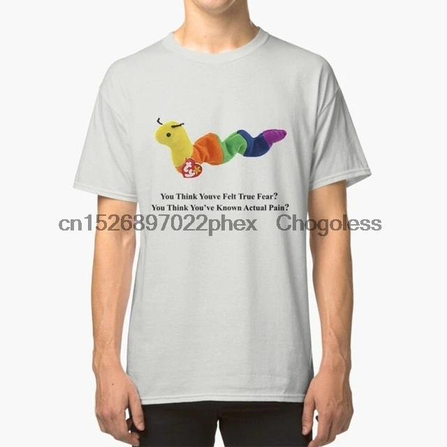 Inchworm-Camiseta de gusano de Inchworm, Boina de bebé, Ty Meme, Surrealist, Meme, arcoíris