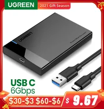 Ugreen — Boîtier pour disque dur SATA 2.5 vers USB 3.0, pour SSD, type C 3.1