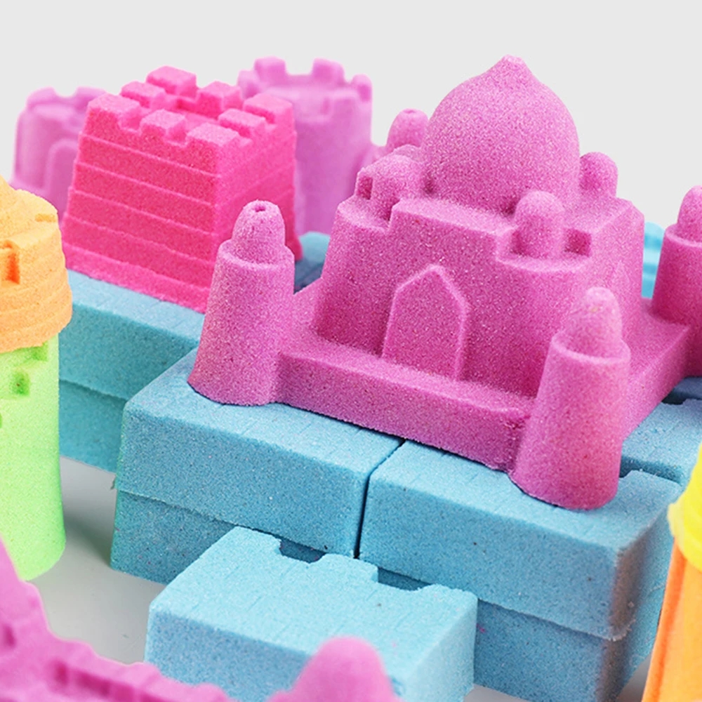 100 г волшебный песок игрушка динамическая глина развивающие цветные мягкие слизи Космический песок принадлежности игровой песок антистресс детские игрушки для детей