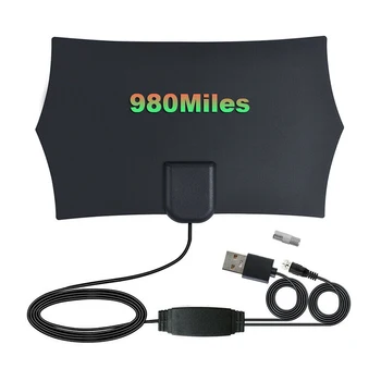 

980 Mile Range Antenna TV Digital HD Skywire Antena Digital 1080p Indoor Home GDeals