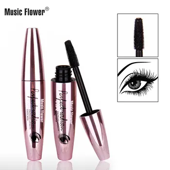 

Music Flower Mascara 4d Fiber Lashes Silk Mascara Waterproof Rimel 3D Thick Black Lash Eyelash Extension Lengthening Eyes Makeup