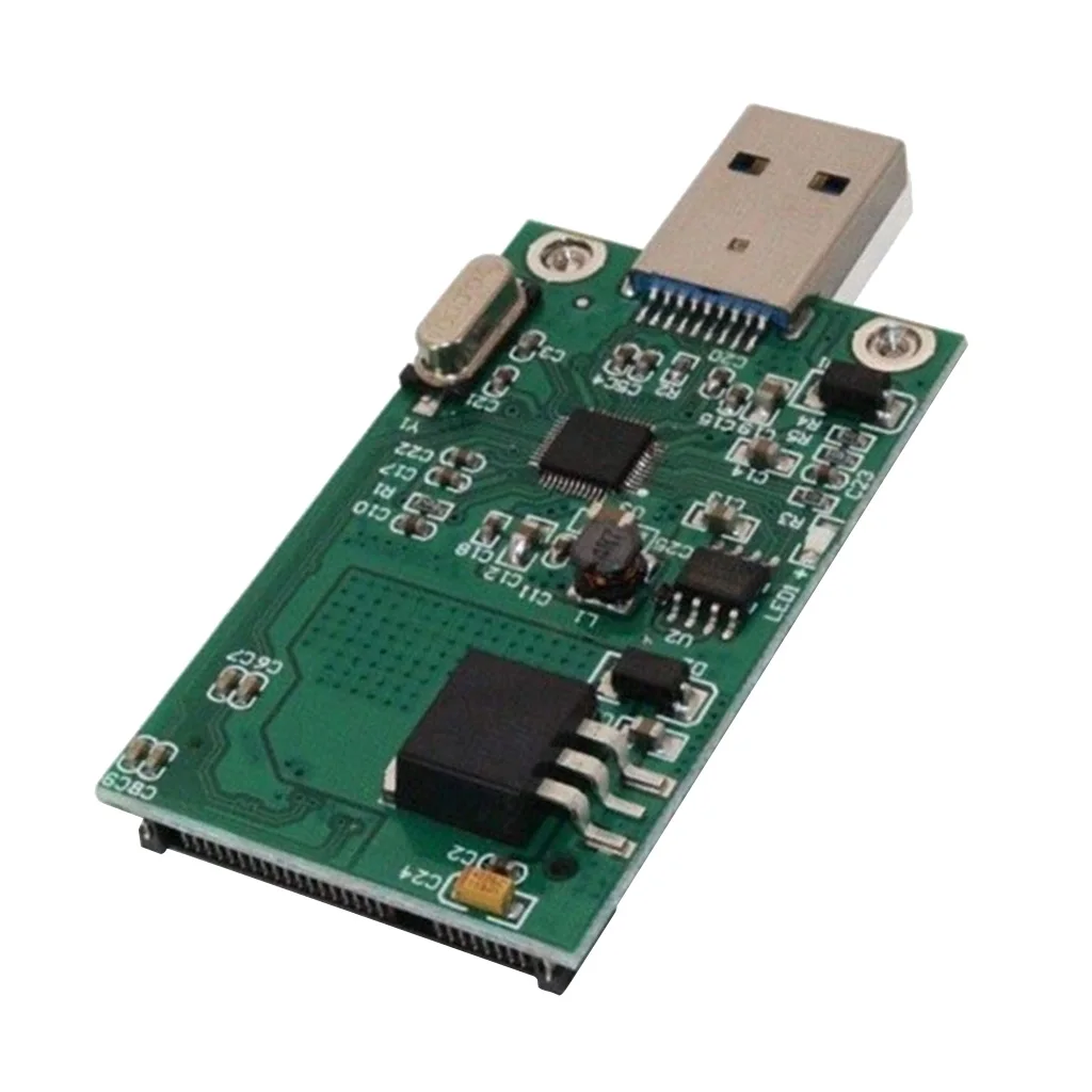 1pcs Mini PCI-e MSATA SSD To USB3.0 Converter For 1.8 