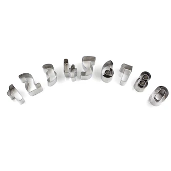 

Number Shaped,Mold Biscuit Pastry Baking Cutter Mold with box