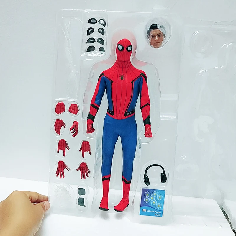 30 см HC горячие игрушки Совместимые Marvel Мстители Человек-паук супергерой BJD подвижные суставы фигурка модель игрушки кукла для подарка