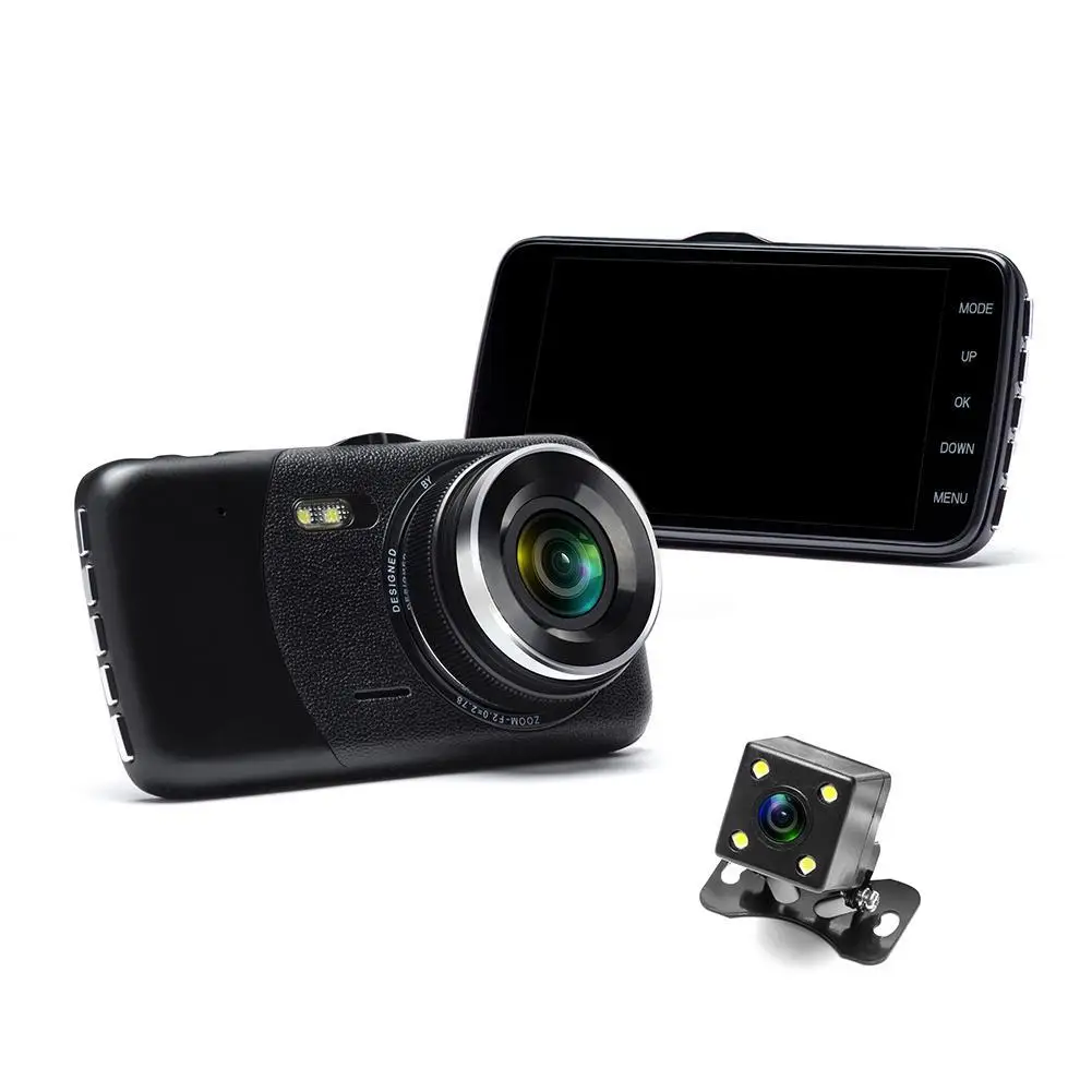 4" IPS Screen Car DVR Camera Full HD 1080P Recorder Auto Video Registrator 170 Degree Dash Cam Night Vision G-Sensor DVR