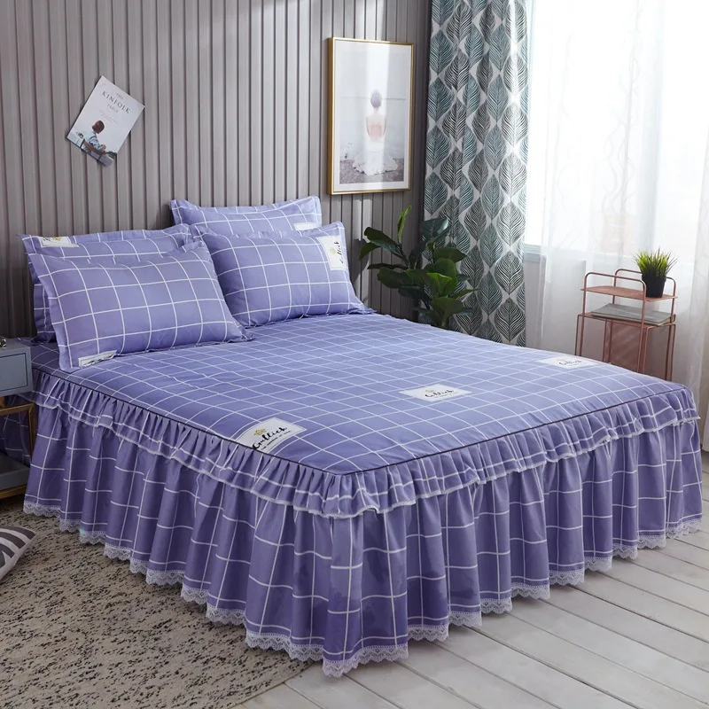 colour 10 Dreampatar современное здоровье 1 шт. двойная односпальная комфортная кровать модный кружевной высококачественный чехол для кровати с той же наволочкой BY233A - Цвет: colour 10