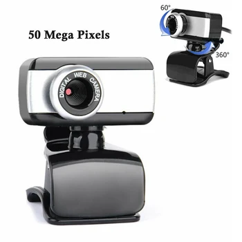 

Portable HD webcam 480P Web Cam Built-in Microphone For Skype Desktop Computer USB Plug Play Laptop For Video Calls Webcam
