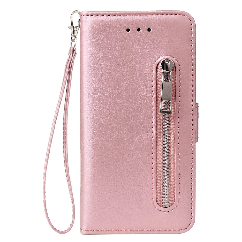 Flip Wallet Case For Samsung Galaxy A3 A5 A6S A8S A9 A10 A20 A30 A40 A50 A70 Leather Zipper Card Holder Stand Phone Cover