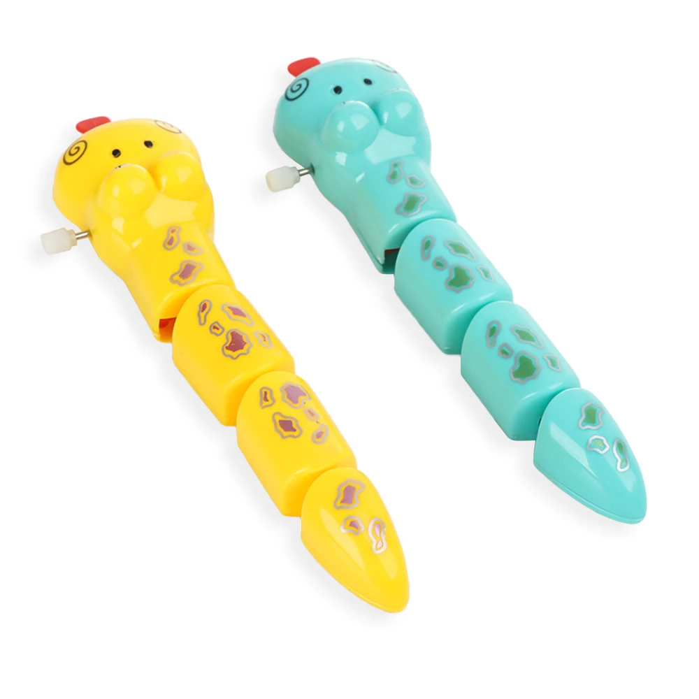 1 шт. Новые Креативные милые нежные игрушки с животными для маленьких детей Детские милые забавные пластиковые змеи заводные игрушки