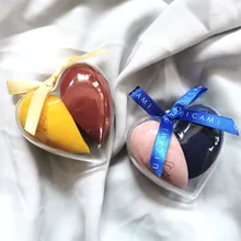 Любовь капли воды макияж губка капли воды Тыква пуховка для Макияжа Косметический спонж блендер набор Гидрофильная основа губка для лица