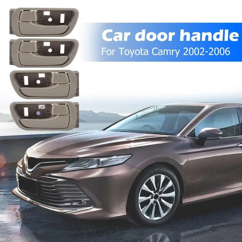 2 пары, аксессуары для салона автомобиля, дверная ручка для Toyota Camry 2002-2006, дверная ручка для Camry, внутренняя 69205-33040/69206-33040