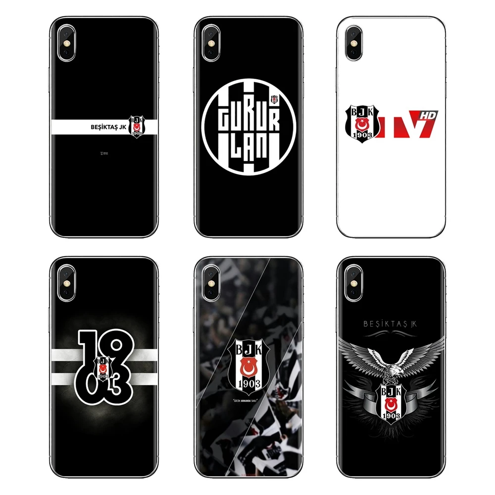 Модные футбольные команды Besiktas J K для Xiao mi 6 A1 Max x 2 5X 6X Red Note 5 5A 4X 4A A4 4 3 Plus Pro мягкие