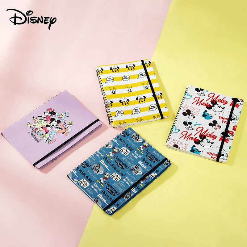 Disney Stationery Cute Mickey Mouse Minnie Notebook Donald Duck Waterproof School Supplies Christmas Gifts A5 | Канцтовары для