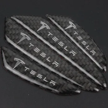 

Car Styling Carbon Fiber Door Anti-collision Strip Anti-collision Stickers Anti-scratch Stickers Modified for Tesla Model 3 S X