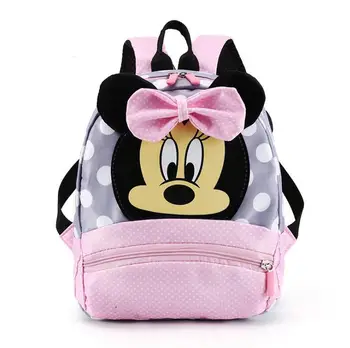 Disney Cartoon Backpack For Baby Boys Girls Minnie Mickey Mouse Children Lovely Schoolbag Kindergarten Schoolbag Kids Gift 1