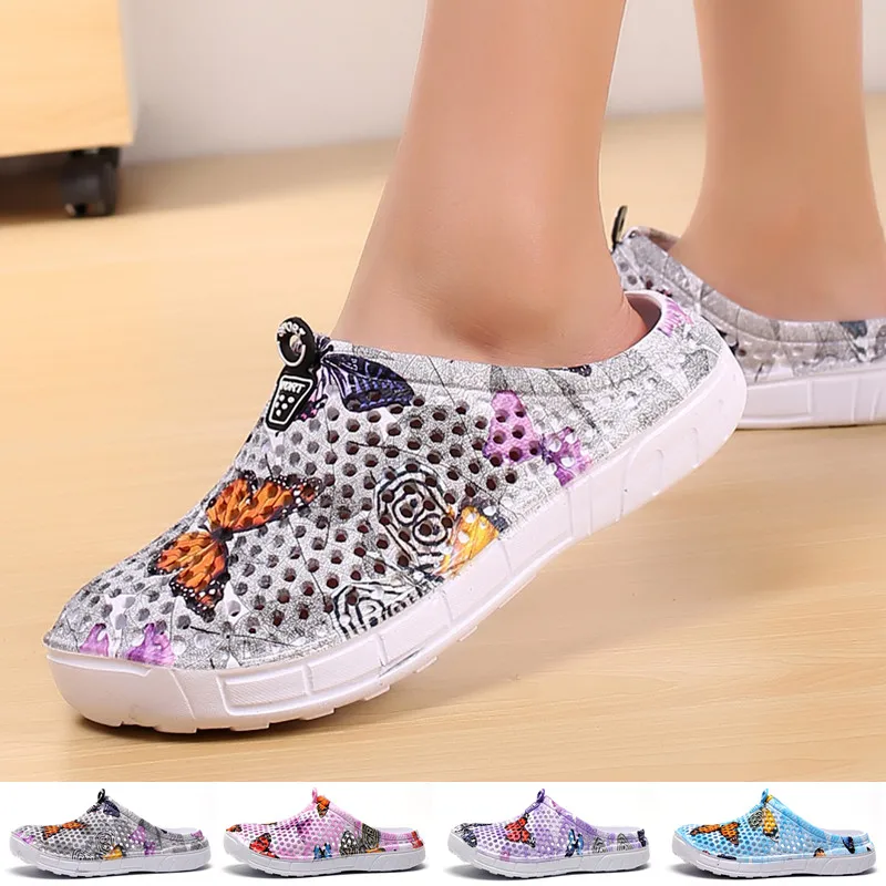 

Women' Sandals Lightweight Beach Shoes Quick-drying Garden Clogs Summer Home Shoes