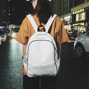 

Bag Ins Wind Backpack High School Sen Department Of Ancient Sense PU Japanese Simple Versatile Shoulder Bag