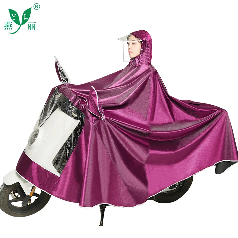 

Yl New Style Extra-large Thick Slimming Foot Single Person Men And Women Motorcycle Electromobile Raincoat Outdoor Riding Adult