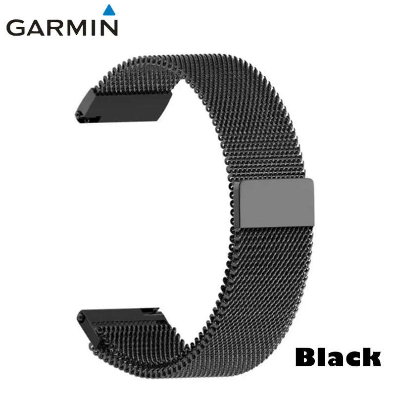 Ремешок для часов Garmin Vivomove огнеупорные часы браслет из нержавеющей стали магнитный тканый Замена Прочный Спортивный Браслет лента